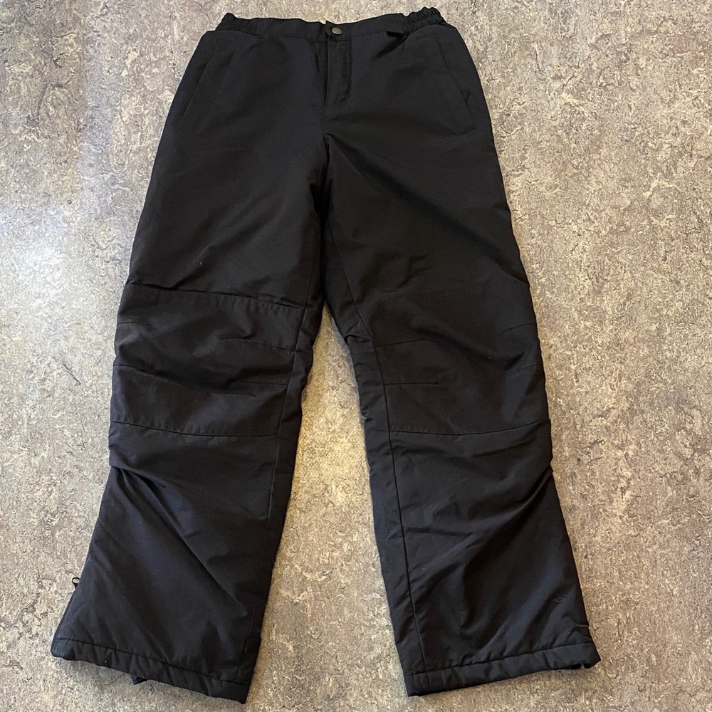 Land’s End kids black snow pants size 14